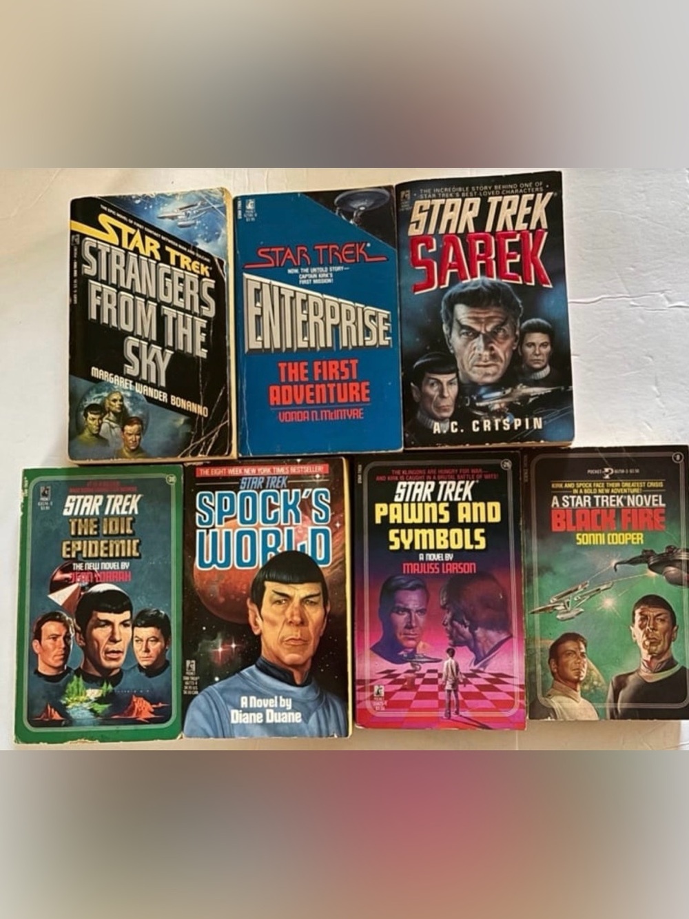 Star Trek vintage books